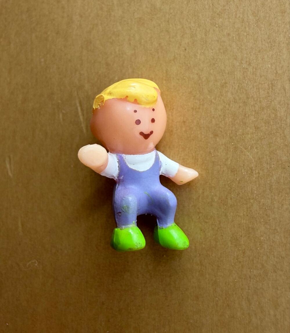 vintage Polly Pocket Strollin' Surprise baby figure Tom Bluebird Toys 1994